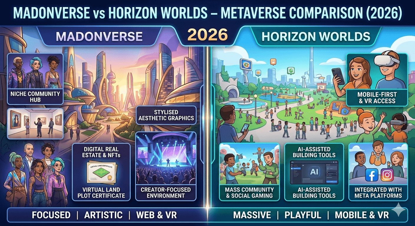 Discover Horizon Worlds and explore interactive virtual experiences with friends.