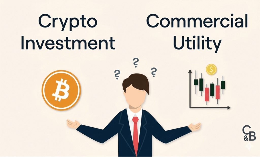 Crypto Investment vs Commercial Utility