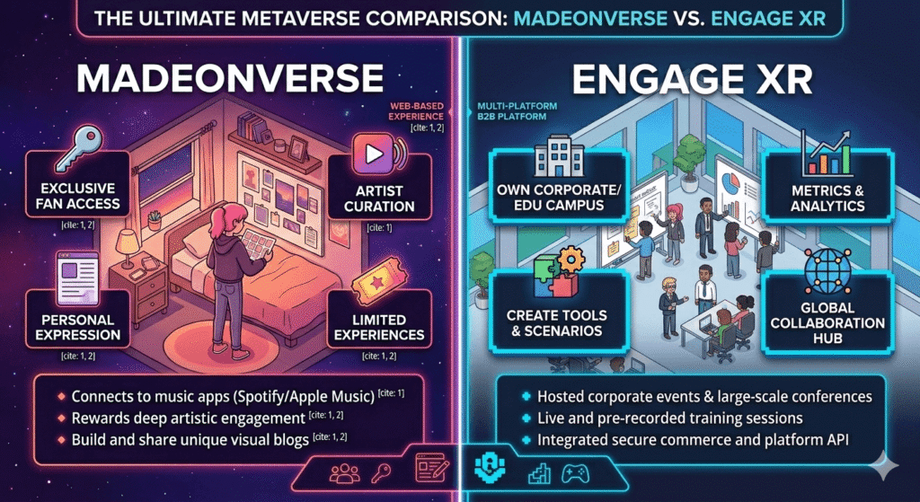 Madonverse vs ENGAGE XR