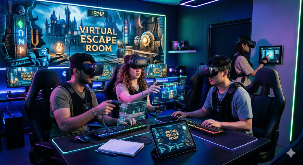 Virtual Escape Room experience for team building and fun