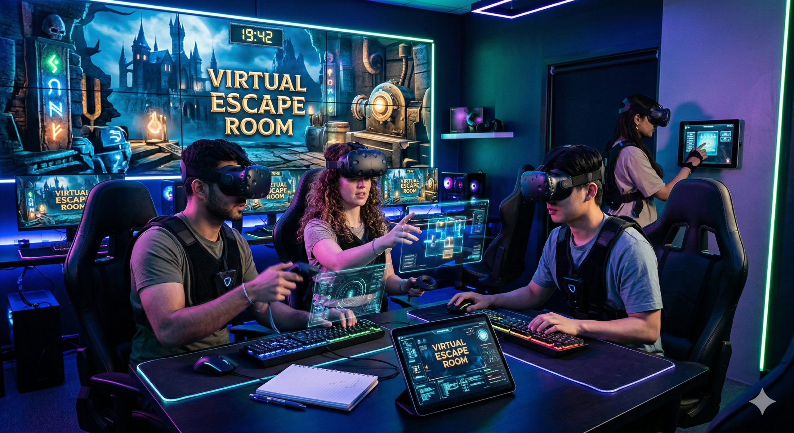 Join an exciting Virtual Escape Room adventure and solve puzzles from anywhere!