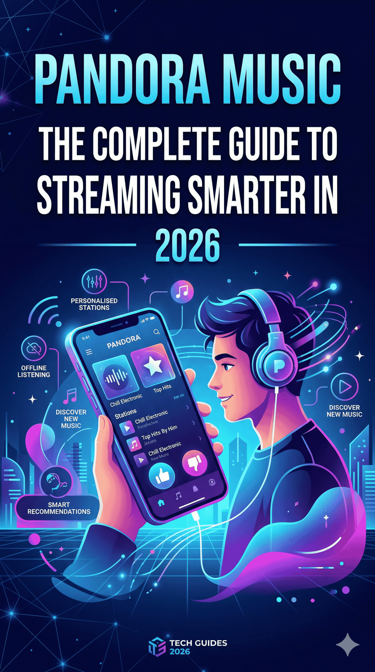Enjoy personalized music streaming with Pandora Music.
